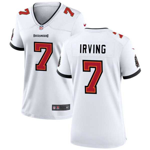 Women%27s Tampa Bay Buccaneers #7 Bucky Irving White Stitched Game Jersey Dzhi
